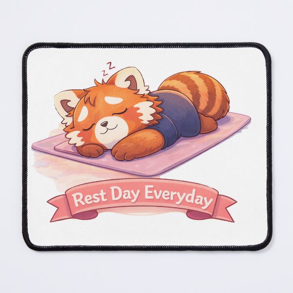 Item preview, Rest Day Everyday – Panda designed and sold by Creative and Humorous Arts.