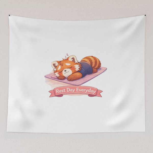 Item preview, Rest Day Everyday – Panda designed and sold by Creative and Humorous Arts.
