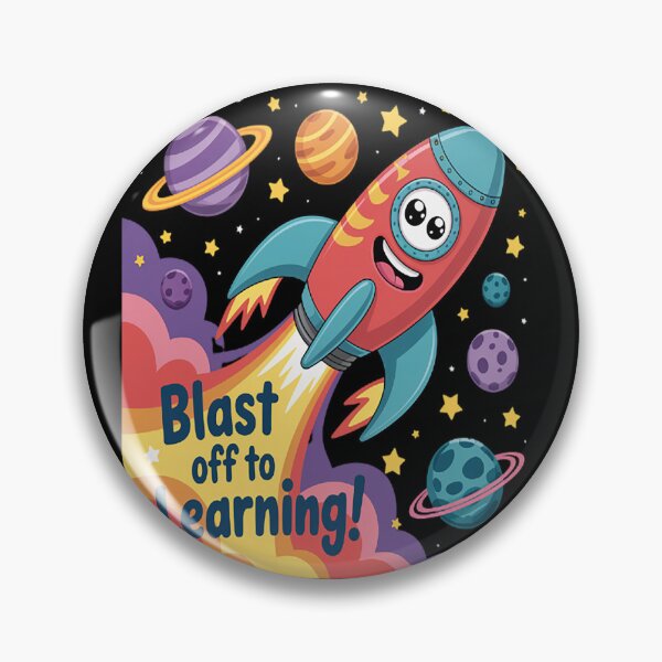 Item preview, Blasting Off Into Kindergarten Back To School Rocket Space designed and sold by StuffNestie.