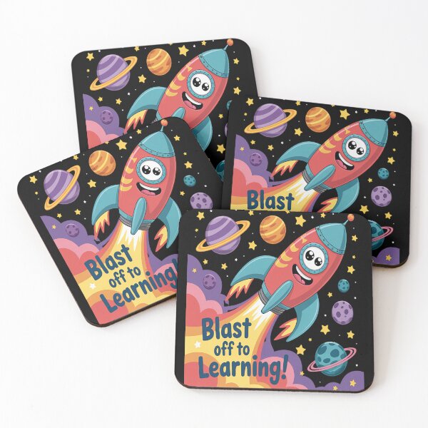 Item preview, Blasting Off Into Kindergarten Back To School Rocket Space designed and sold by StuffNestie.