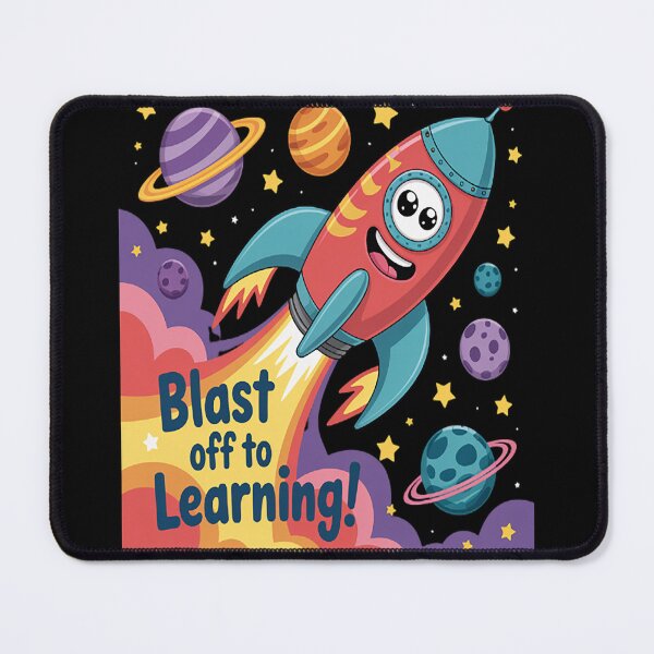 Item preview, Blasting Off Into Kindergarten Back To School Rocket Space designed and sold by StuffNestie.