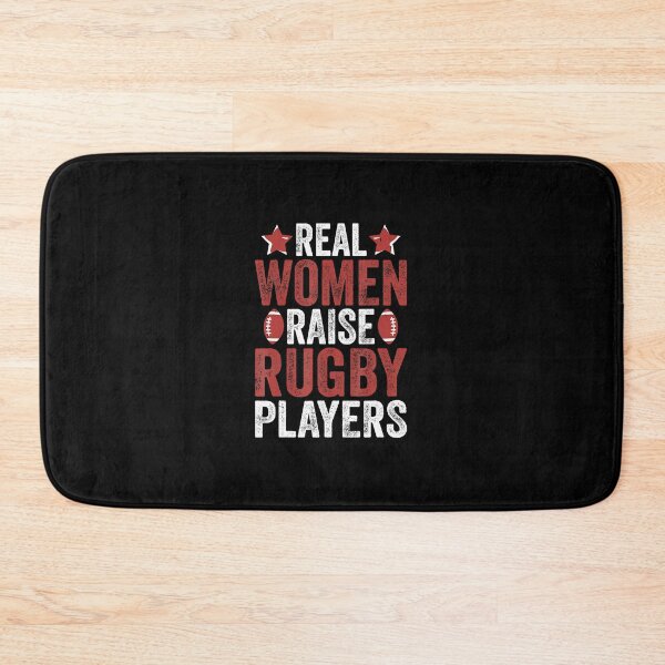 Item preview, Real Women Raise Rugby Players Bold Sports Mom Pride designed and sold by GabrieSketcham.