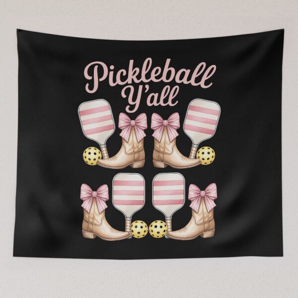 Item preview, Pickleball Y'all Western Boots and Paddle Pickleball designed and sold by papertaless.