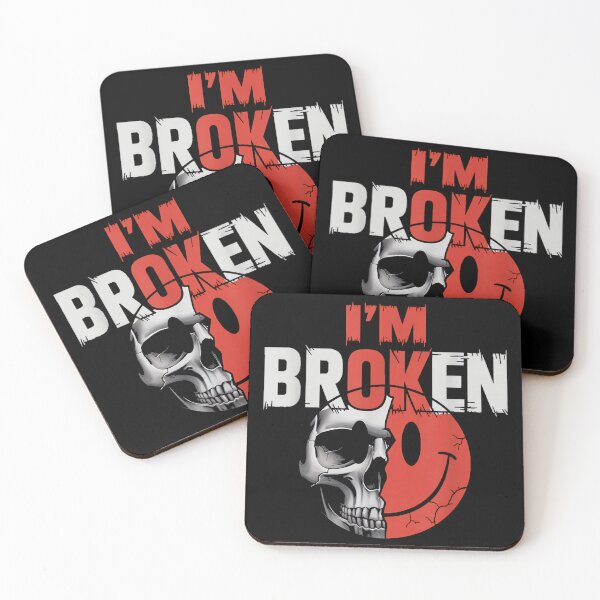 Item preview, I'm Ok I'm Broken Tshirt Invisible Illness Mental Health designed and sold by CherylCGarrison.