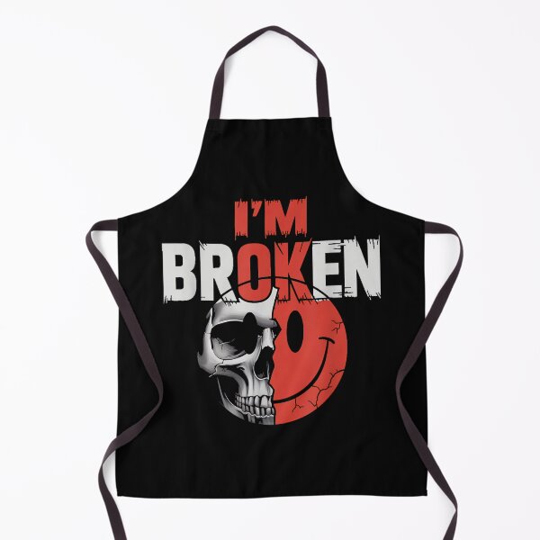 Item preview, I'm Ok I'm Broken Tshirt Invisible Illness Mental Health designed and sold by CherylCGarrison.