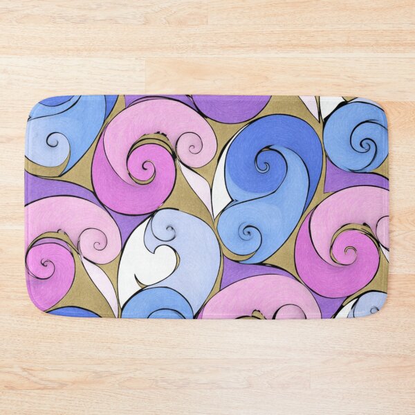 Item preview, New Zealand Māori Paua Pattern Koru Design 871 designed and sold by GrinGalore.