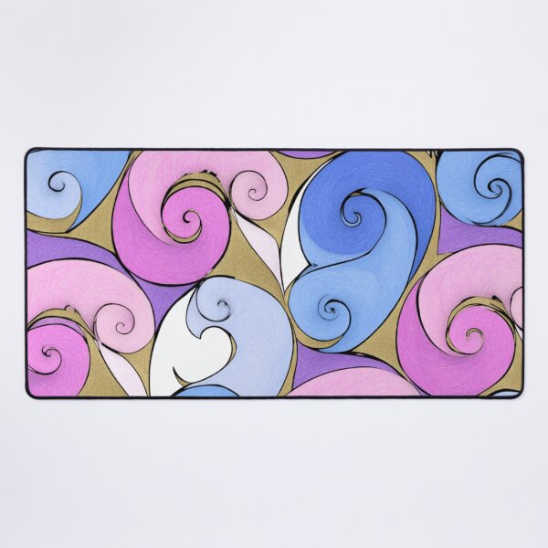Item preview, New Zealand Māori Paua Pattern Koru Design 871 designed and sold by GrinGalore.