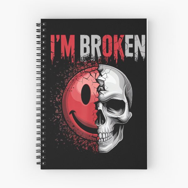 Item preview, I'm Ok I'm Broken Tshirt Invisible Illness Mental Health designed and sold by CherylCGarrison.