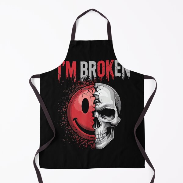 Item preview, I'm Ok I'm Broken Tshirt Invisible Illness Mental Health designed and sold by CherylCGarrison.