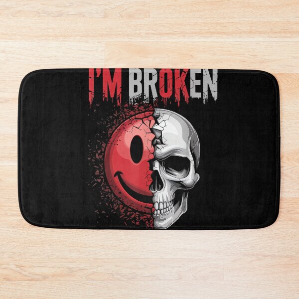 Item preview, I'm Ok I'm Broken Tshirt Invisible Illness Mental Health designed and sold by CherylCGarrison.