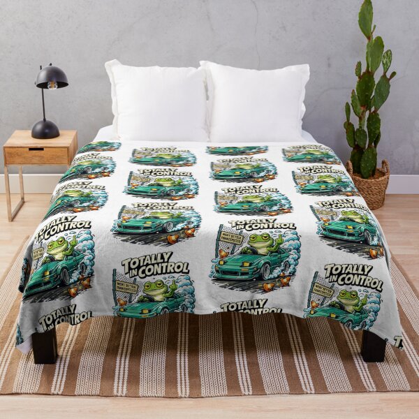 Item preview, Totally In Control Drift Frog Meme designed and sold by MonkiFlipp.