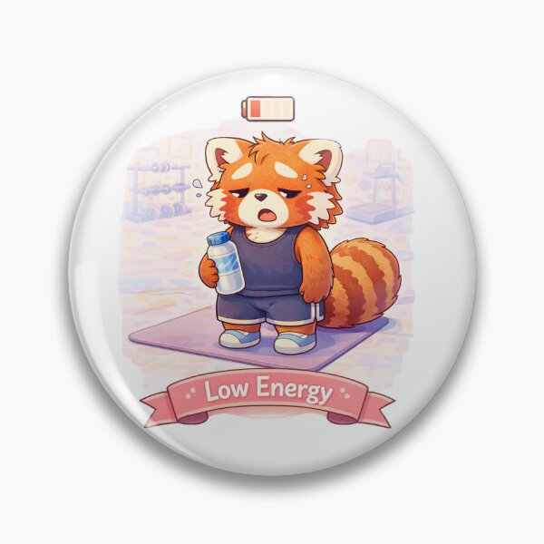 Item preview, Low Energy – Panda Gym designed and sold by Creative and Humorous Arts.