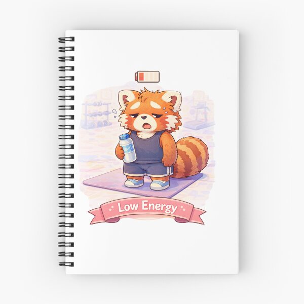 Item preview, Low Energy – Panda Gym designed and sold by Creative and Humorous Arts.