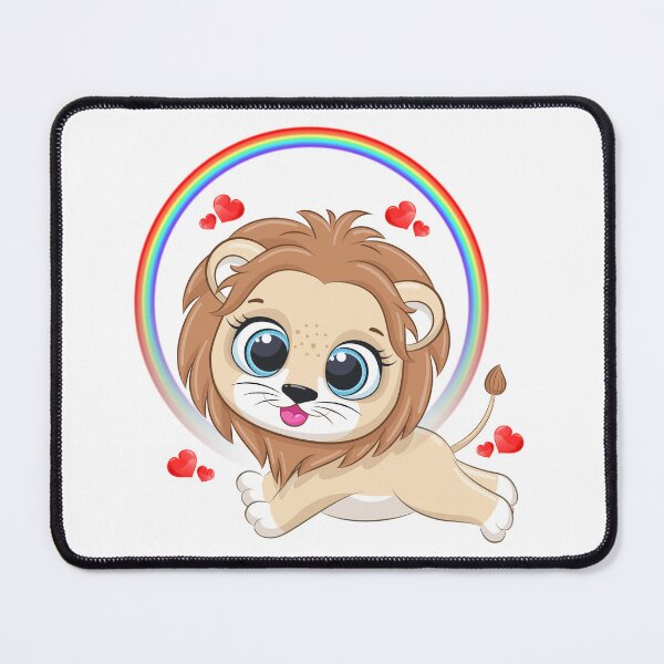 Item preview, Lion Cub With A Rainbow designed and sold by Love3Happy.