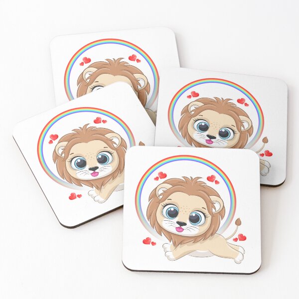 Item preview,  Lion Cub With A Rainbow designed and sold by Love3Happy.