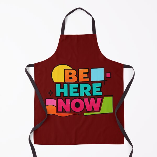 Item preview, Be Here Now | Retro Vibrant 90s Style Mindfulness Quote designed and sold by Far Out Goods.