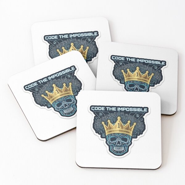 Item preview, Cyberpunk Binary King - Code The Impossible Sticker designed and sold by Elefa30.