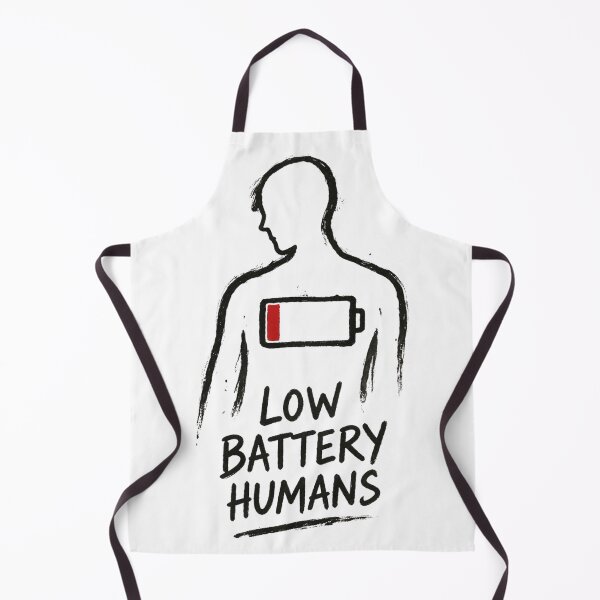 Item preview, Low Battery Humans – Social Battery Low – Introvert Energy Design designed and sold by Low Battery Society.