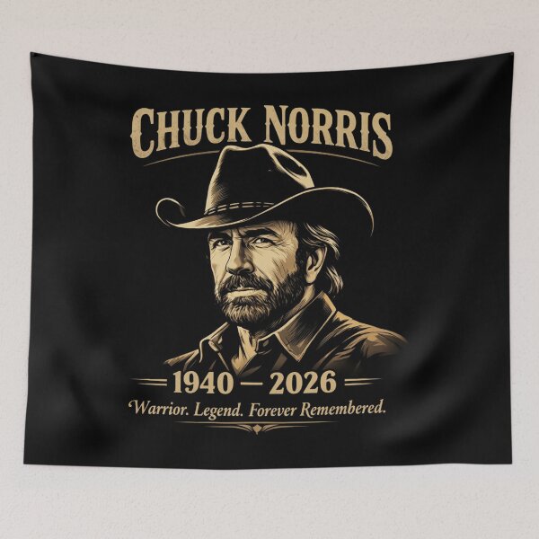 Item preview, Chuck Norris - Chuck Norris RIP 1940–2026 Memorial designed and sold by SideAway.