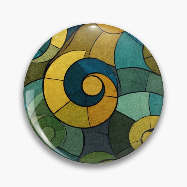 Item preview, New Zealand Māori Paua Pattern Koru Design 874 designed and sold by GrinGalore.