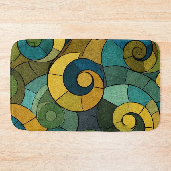 Item preview, New Zealand Māori Paua Pattern Koru Design 874 designed and sold by GrinGalore.