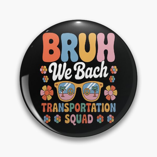 Item preview, Bruh We Back Transportation Squad Back To School Bus Driver designed and sold by StuffNestie.