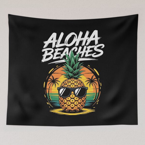 Item preview, Funny Pineapple Aloha Beaches designed and sold by KarimSoCute.