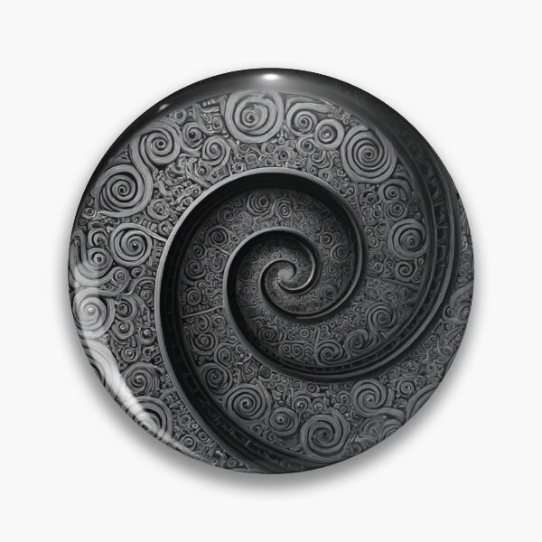 Item preview, New Zealand Māori Paua Pattern Koru Design 875 designed and sold by GrinGalore.