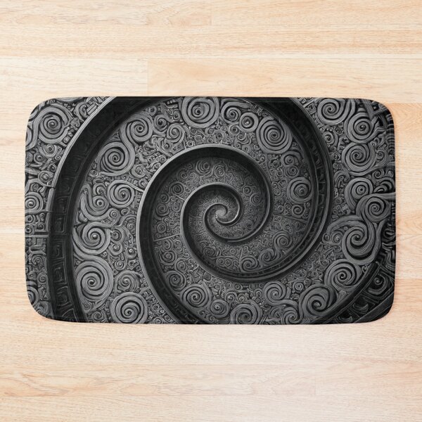 Item preview, New Zealand Māori Paua Pattern Koru Design 875 designed and sold by GrinGalore.