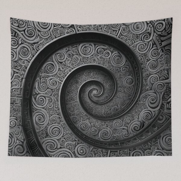 Item preview, New Zealand Māori Paua Pattern Koru Design 875 designed and sold by GrinGalore.