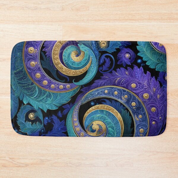 Item preview, New Zealand Māori Paua Pattern Koru Design 876 designed and sold by GrinGalore.