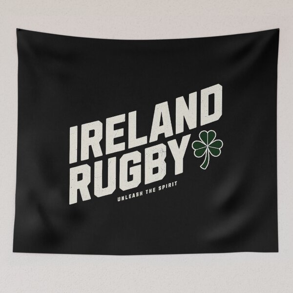 Item preview, Ireland Rugby Unleash The Spirit Irish Fan Quote designed and sold by GabrieSketcham.