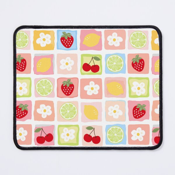Item preview, Lemon Cherry Lime Strawberry Seamless Pattern, Cute Pink Patchwork Design, Floral Strawberry Print, Kawaii Summer Fruit Pattern, Fabric Digital Paper, Scrapbook Background designed and sold by FRH Design ⭐⭐⭐⭐⭐.