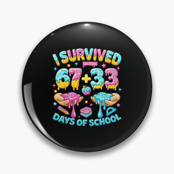 Item preview, I Survived 67 33 Days of School Drippy Candy Style  designed and sold by gladysenglish.