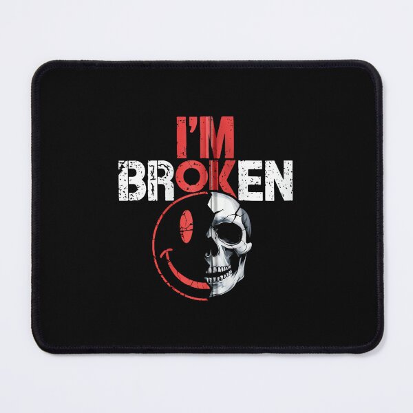 Item preview, I'm Ok I'm Broken Tshirt Invisible Illness Mental Health designed and sold by CherylCGarrison.