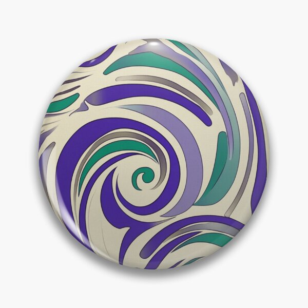 Item preview, New Zealand Māori Paua Pattern Koru Design 877 designed and sold by GrinGalore.