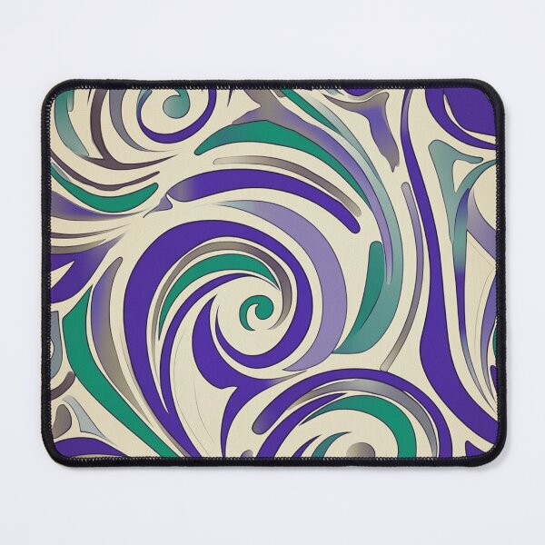 Item preview, New Zealand Māori Paua Pattern Koru Design 877 designed and sold by GrinGalore.