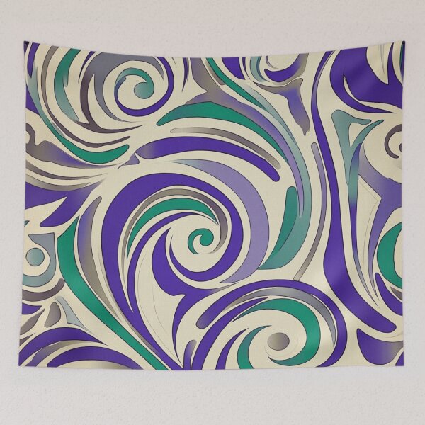 Item preview, New Zealand Māori Paua Pattern Koru Design 877 designed and sold by GrinGalore.