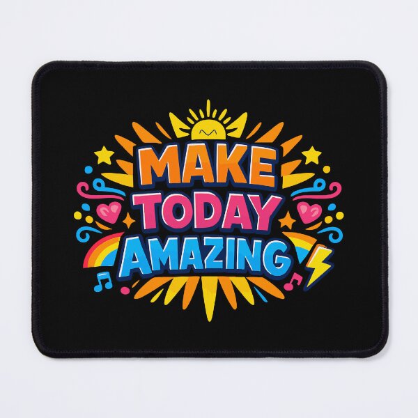 Item preview, Make Today Amazing – Vibrant Dopamine Aesthetic Quote designed and sold by Far Out Goods.