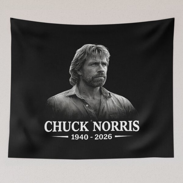 Item preview, Chuck Norris - Chuck Norris RIP 1940–2026 Memorial designed and sold by SideAway.