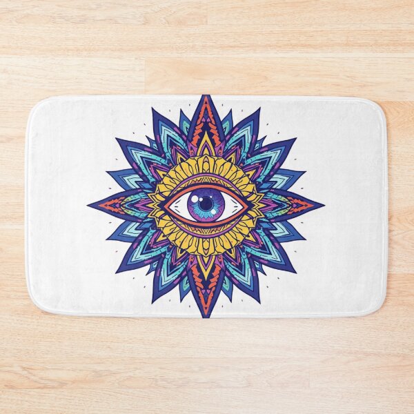 Item preview, Cosmic Third Eye Awakening – Psychedelic Spiritual Illustration designed and sold by catcurio.