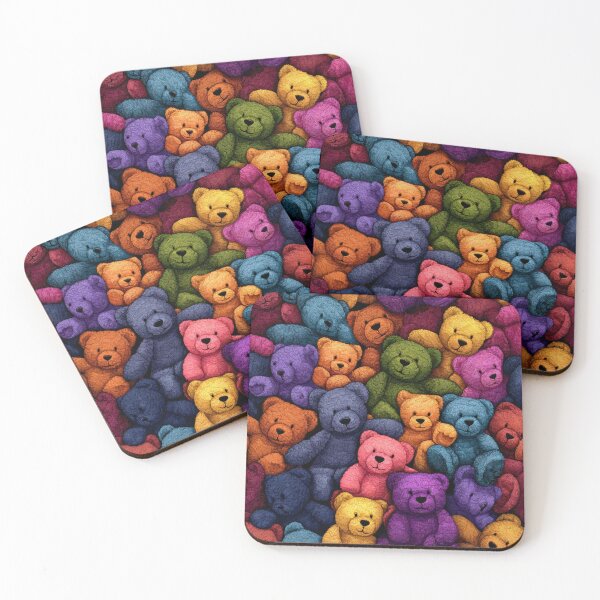 Item preview, Colorful Bear Pattern designed and sold by GrinGalore.