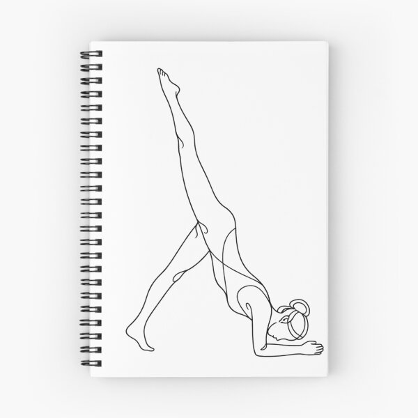 Item preview, One Legged Dolphin Yoga Line Art designed and sold by BlairWynne.