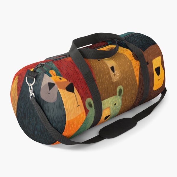 Item preview, Colorful Forest Bears Pattern designed and sold by GrinGalore.
