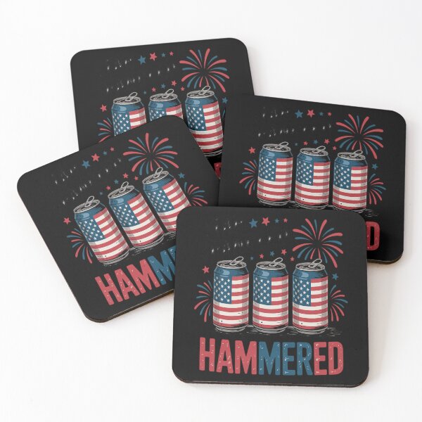 Item preview, Star Spangled Hammered Beer Lover Funny 4th Of July 1 designed and sold by StuffNestie.