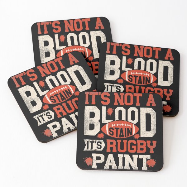 Item preview, It’s Not Blood It’s Rugby Paint Funny Rugby Player Quote designed and sold by GabrieSketcham.