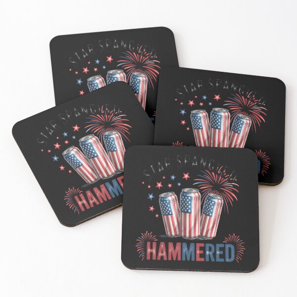 Item preview, Star Spangled Hammered Beer Lover Funny 4th Of July designed and sold by StuffNestie.