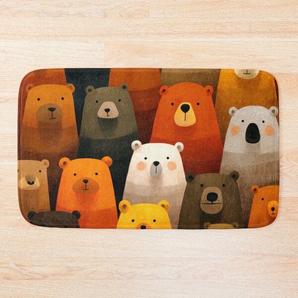 Item preview, Forest Bears Pattern designed and sold by GrinGalore.