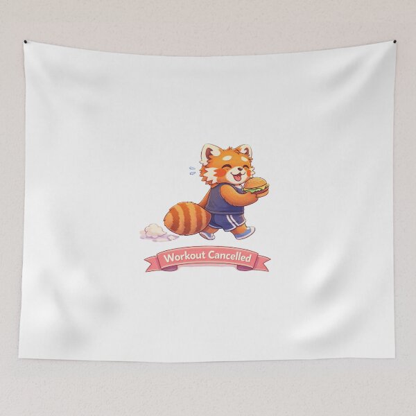 Item preview, Workout Cancelled – Panda designed and sold by Creative and Humorous Arts.