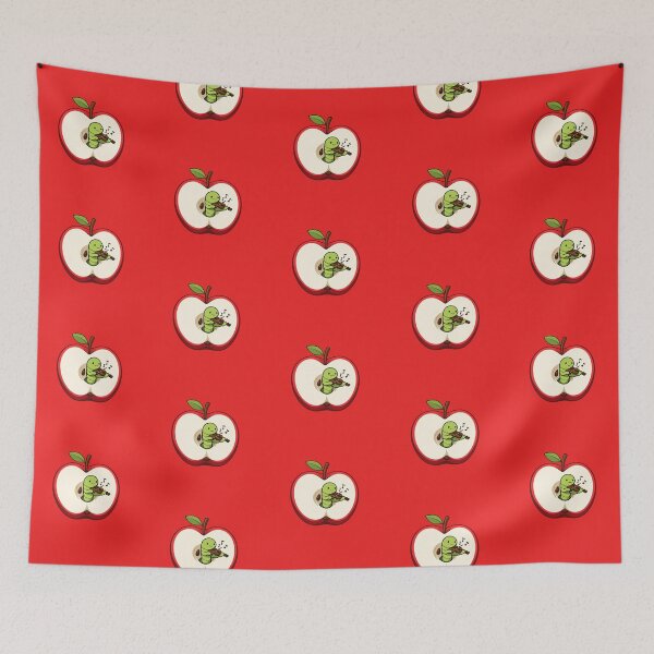 Item preview, Apple Worm – Musical Fantasy Design designed and sold by Dogandesighn.